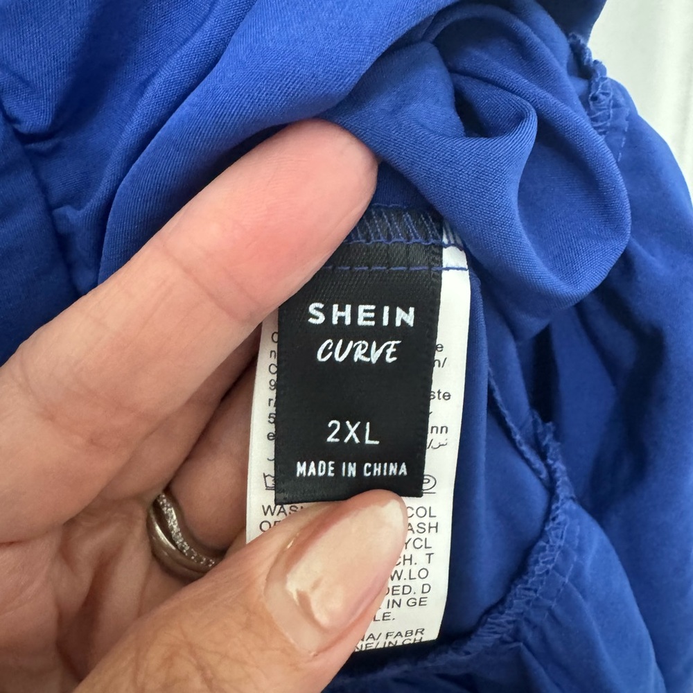 SHEIN Curve Royal Blue Dress 2XL